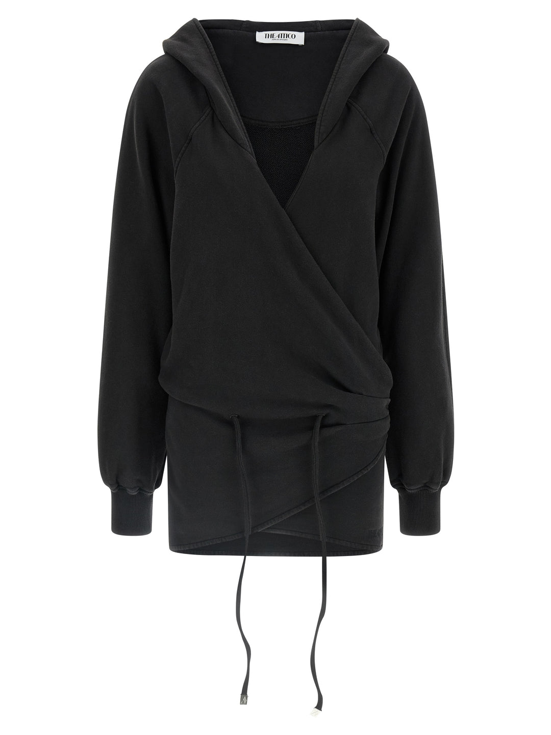 The Attico Hooded Dress Abiti - Nero | 19ea3b3f368dbaa68fdf8806b95bf5a84df5ae56