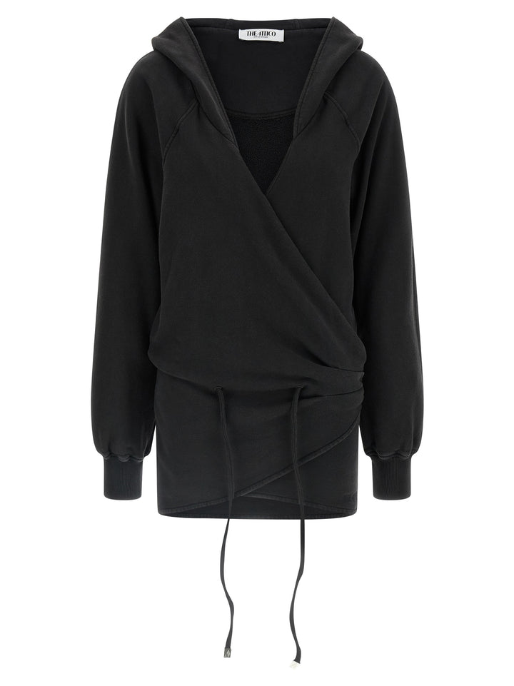 The Attico Hooded Dress Abiti - Nero | 19ea3b3f368dbaa68fdf8806b95bf5a84df5ae56