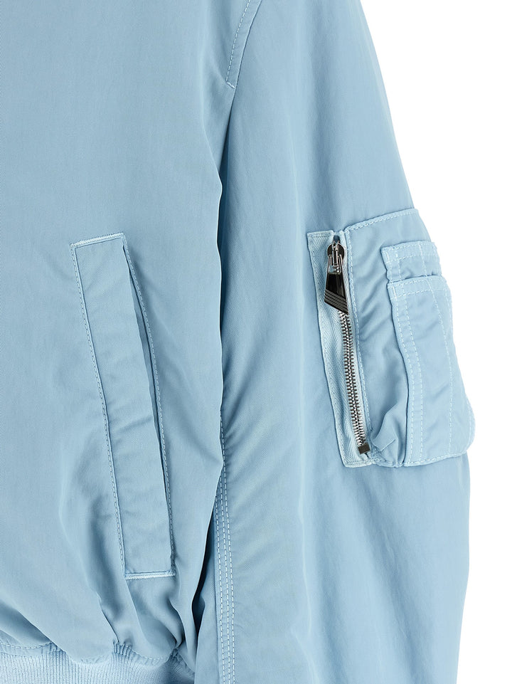 The Attico Anja Puffer Jackets - Celeste | 3a8ac04796fb21c20161668ee6d7ac31bda87abb