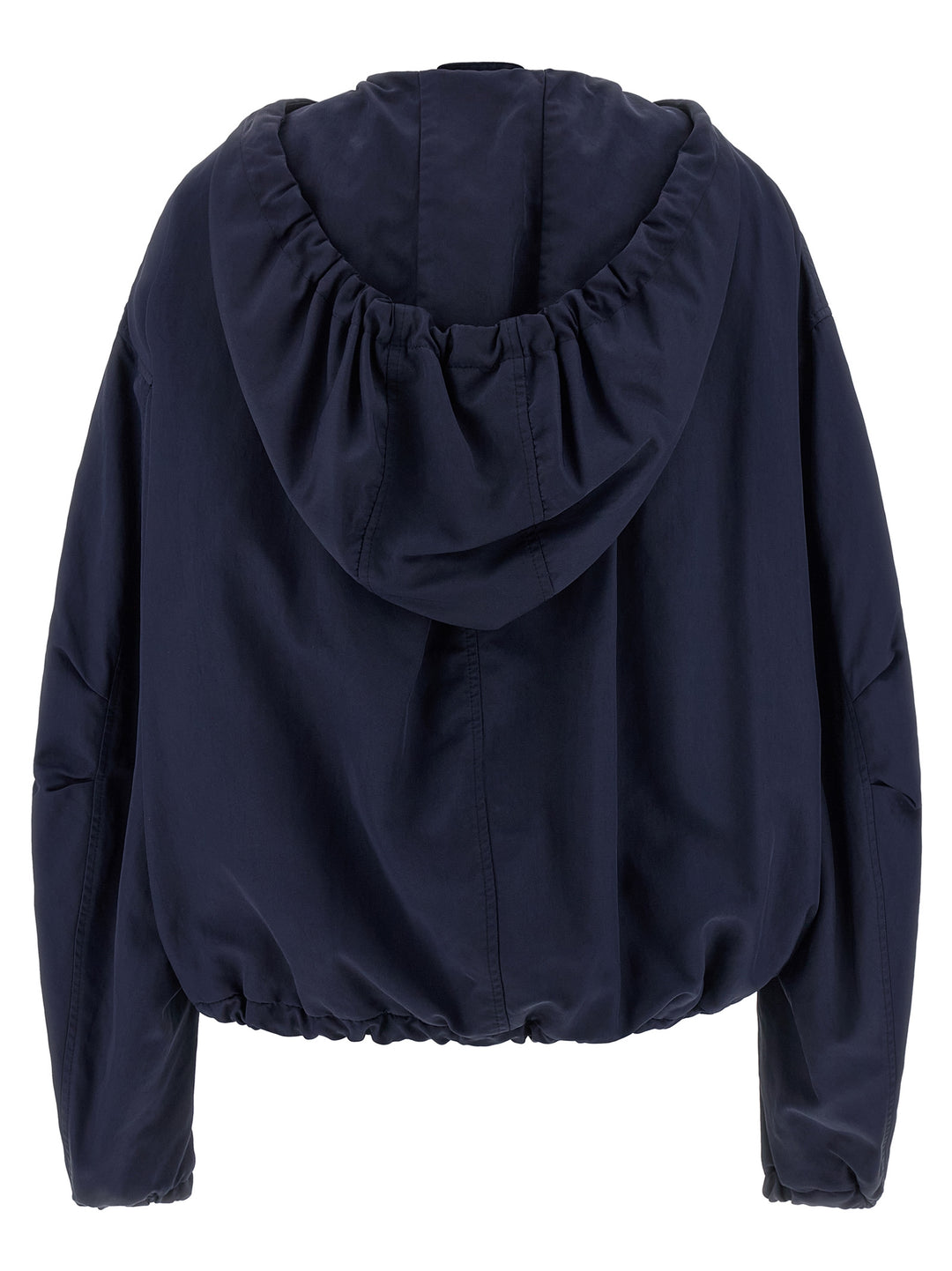 The Attico Hooded Bomber Jacket Puffer Jackets - Blu | 6f4d752f71f9df1d7c60478b1353ccbf1139b2c5