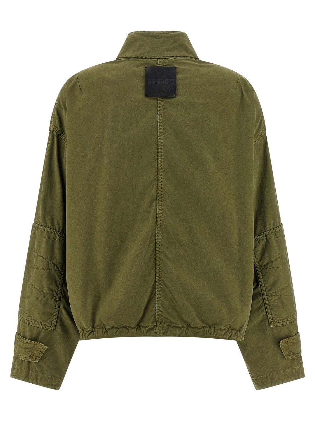 The Attico Canvas Bomber Jacket Puffer Jackets - Verde | 5b47e3f976b53fbb5024ce8adcfc6c91319461d4