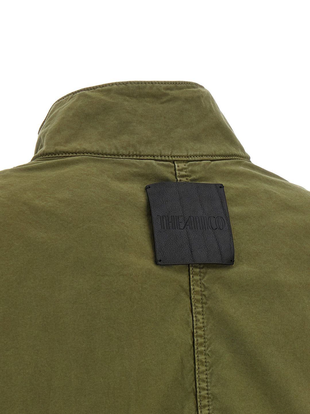 The Attico Canvas Bomber Jacket Puffer Jackets - Verde | 7e436918542eb0711e2e344af60ce50fbb9e0b5e