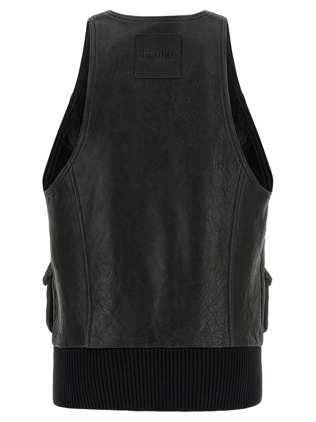 The Attico Blouson Vest Gilet - Nero | b3eecf8eaf1c60290c49fd1aa95a4053e327b715