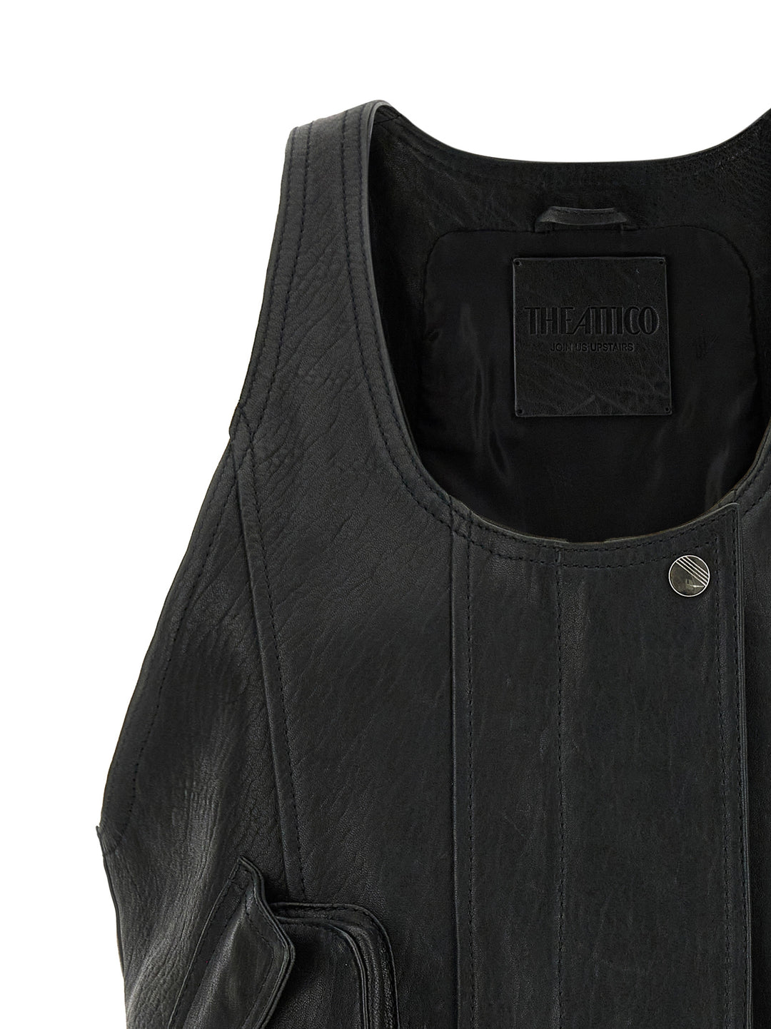 The Attico Blouson Vest Gilet - Nero | 3e8af7789dab56cd505fcc30c5c44508d042849a