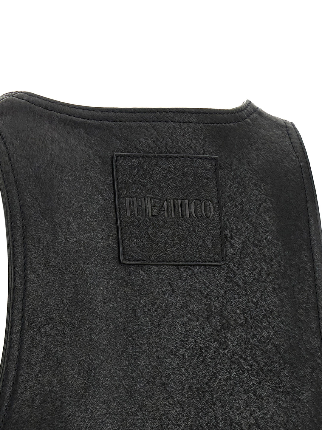 The Attico Blouson Vest Gilet - Nero | a65beef3c2304e51207c820eda428d8e5be7868e