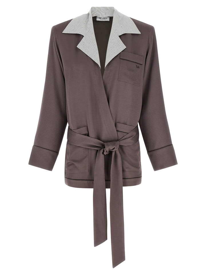The Attico Dressing Gown Blazer BlazerS - Viola | 90be7f2b962ad79ed96b9048637b17e5f5525814