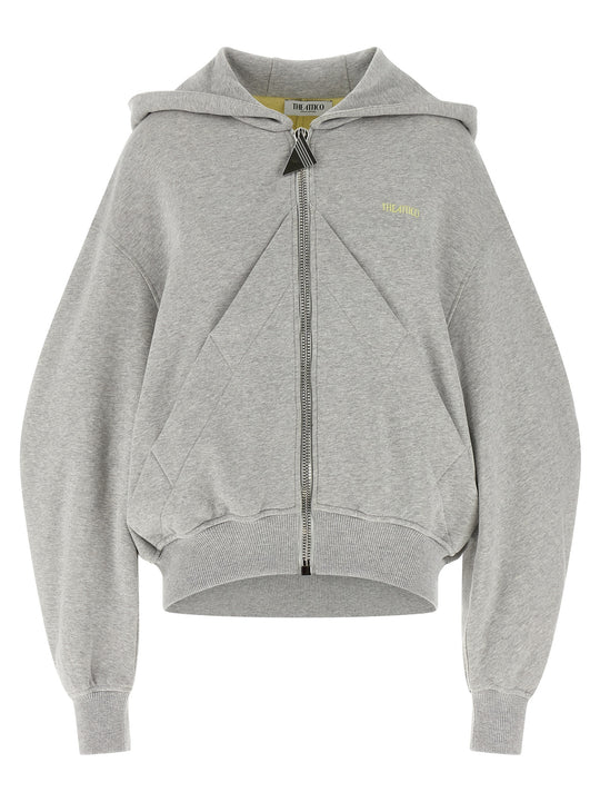 Logo Hoodie Felpe Grigio