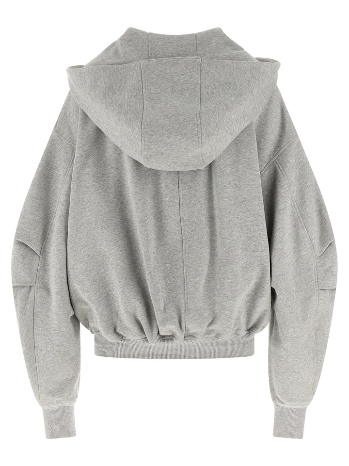 The Attico Logo Hoodie Felpe - Grigio | 5ab7db0f73d01bbff1b17300d30c55d5f0ceaa9a