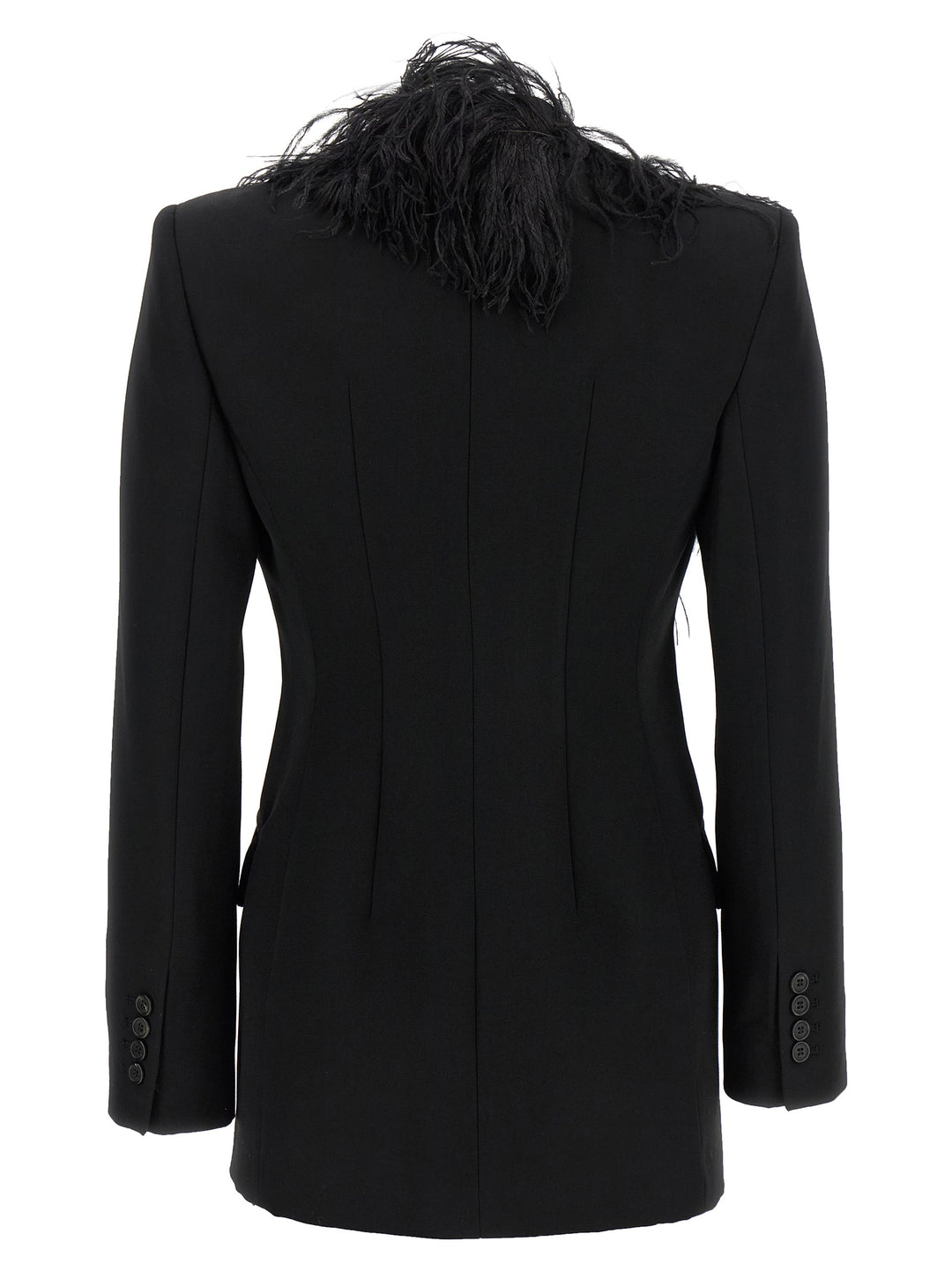 The Attico Feather Blazer BlazerS - Nero | 4a9b02e547c30b5aa09828317ae2af11dcb4befb