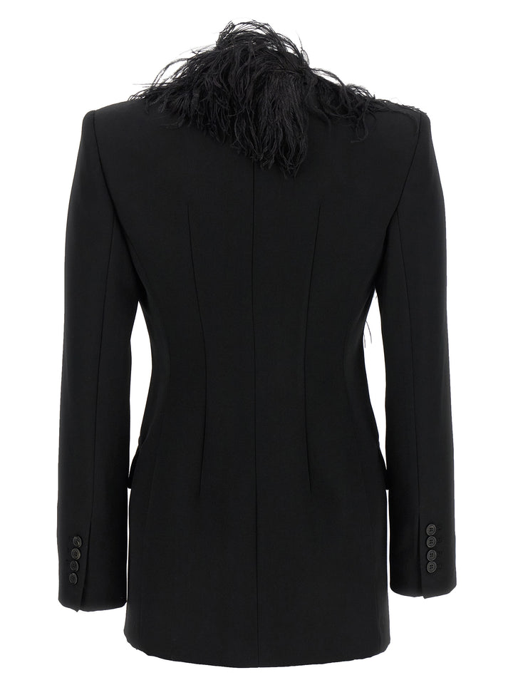 The Attico Feather Blazer BlazerS - Nero | 4a9b02e547c30b5aa09828317ae2af11dcb4befb