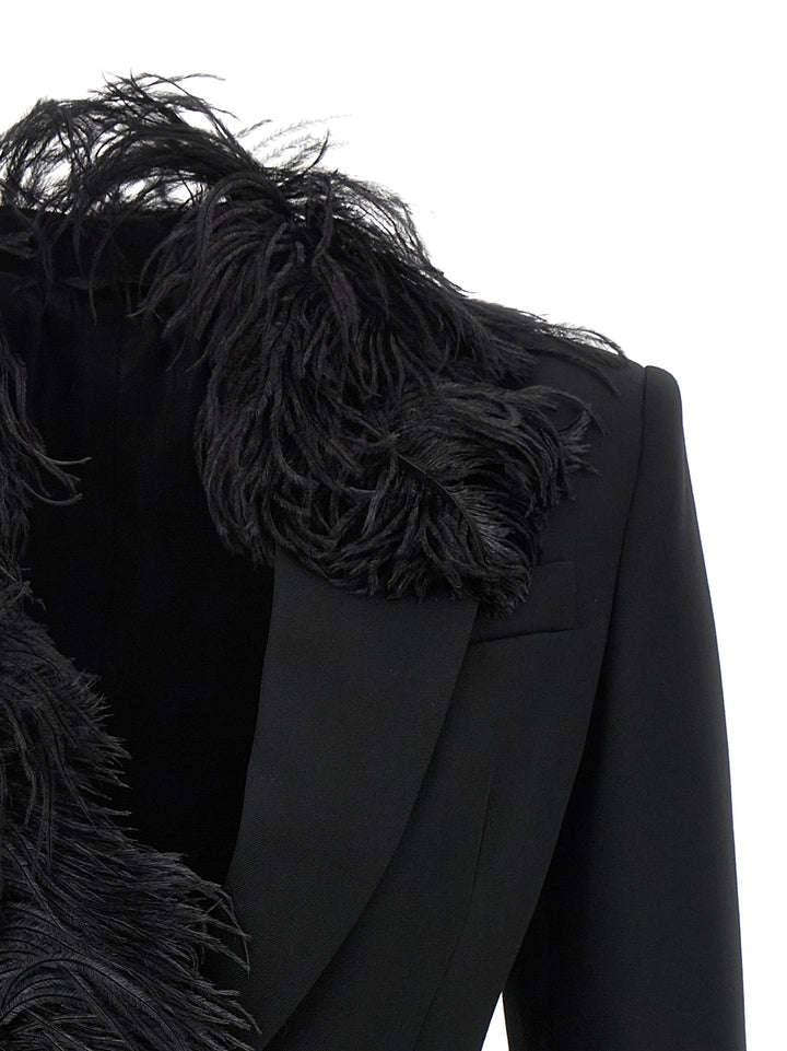 The Attico Feather Blazer BlazerS - Nero | 3c0bbfad7e173c84e647231bb112d06fb540a4c8