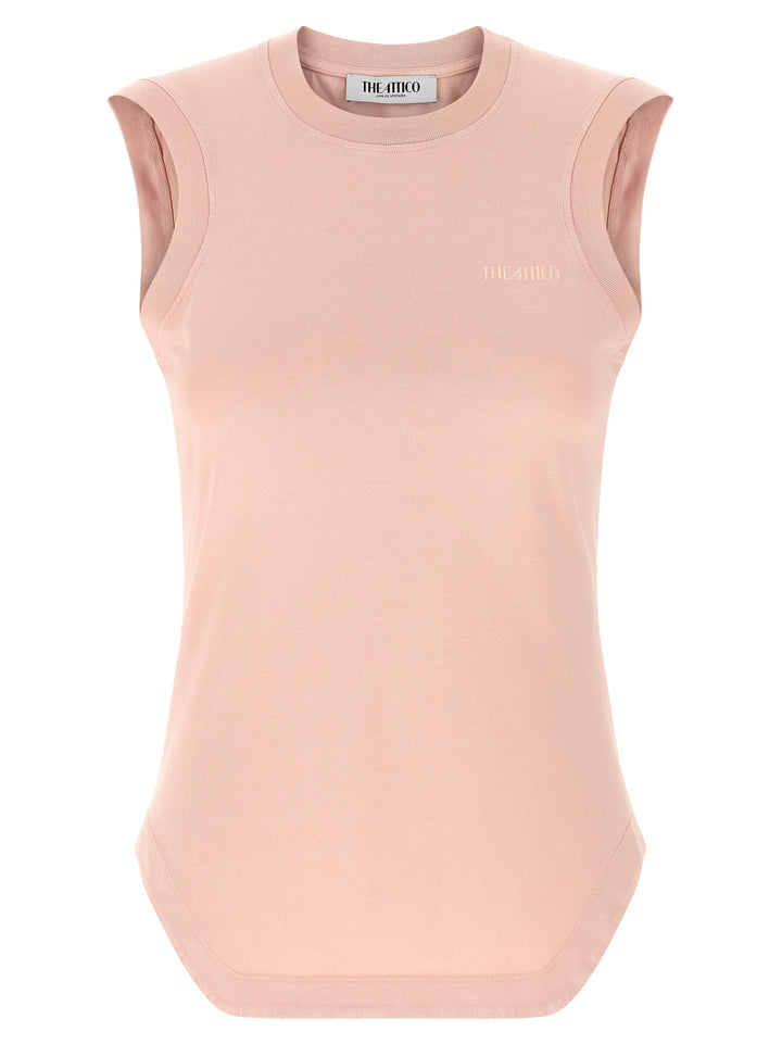 The Attico Reese Top - Rosa | 2786487dadd269867c71e191c52a7ca803e32a35