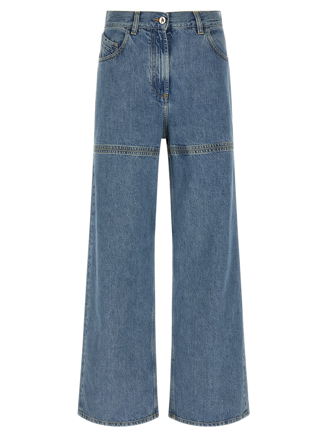 The Attico Cut-Out Jeans - Celeste | 7f689329ea8d33506b64f17774ef5185ac0a338f