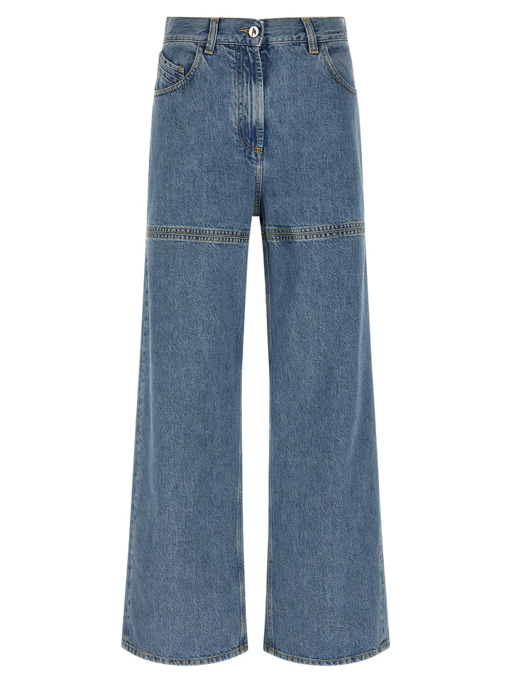 The Attico Cut-Out Jeans - Celeste | 7f689329ea8d33506b64f17774ef5185ac0a338f