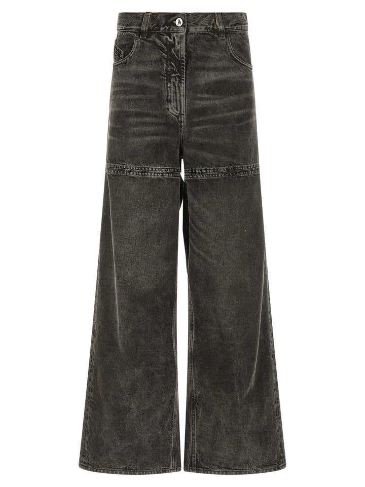 The Attico Cut-Out Jeans - Nero | 87ab9c8cede7c0c5667a954e59ae2d6a0562a67f