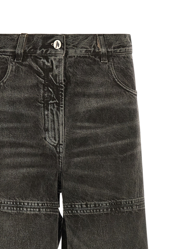 The Attico Cut-Out Jeans - Nero | a48018731a34ad7eaa2926fb4106574400a89c90
