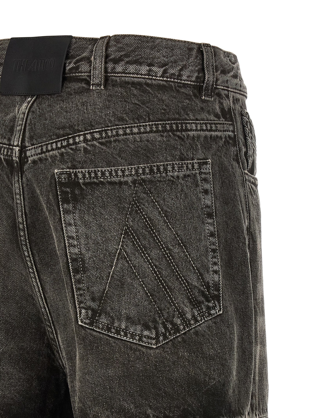 The Attico Cut-Out Jeans - Nero | 03d9efbeb5b9ee689995d5ac859cee89e19fcb88