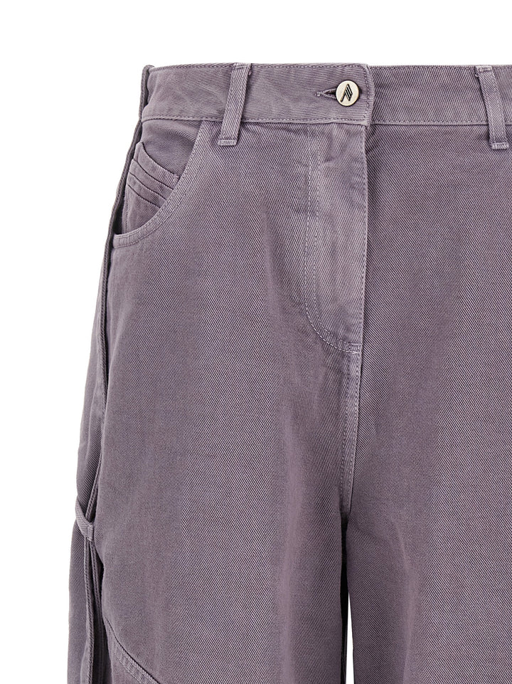 The Attico Garment-Dyed Jeans - Viola | 05765795803ea3063d33c5cad1cb8aabe96e30b5