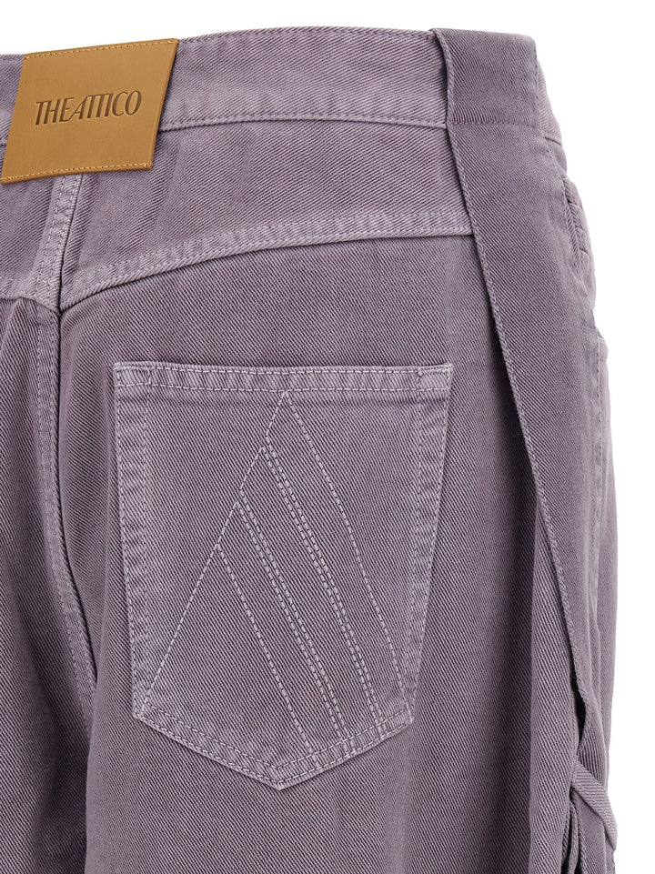 The Attico Garment-Dyed Jeans - Viola | d0f528c6167af2c00b861ab6427bb1ae3a3d119f
