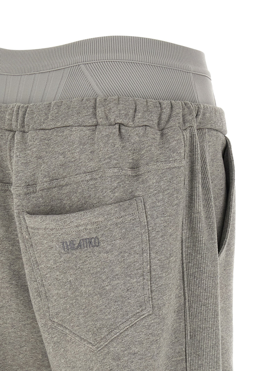 The Attico American Fleece Joggers Pantaloni - Grigio | d491e405841e4531ba8623c3ac24279383787d45