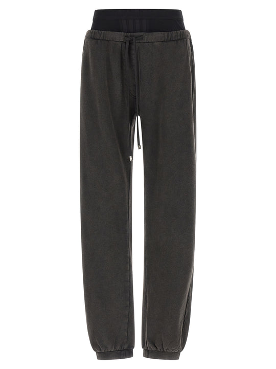 Faded American Fleece Joggers Pantaloni Nero