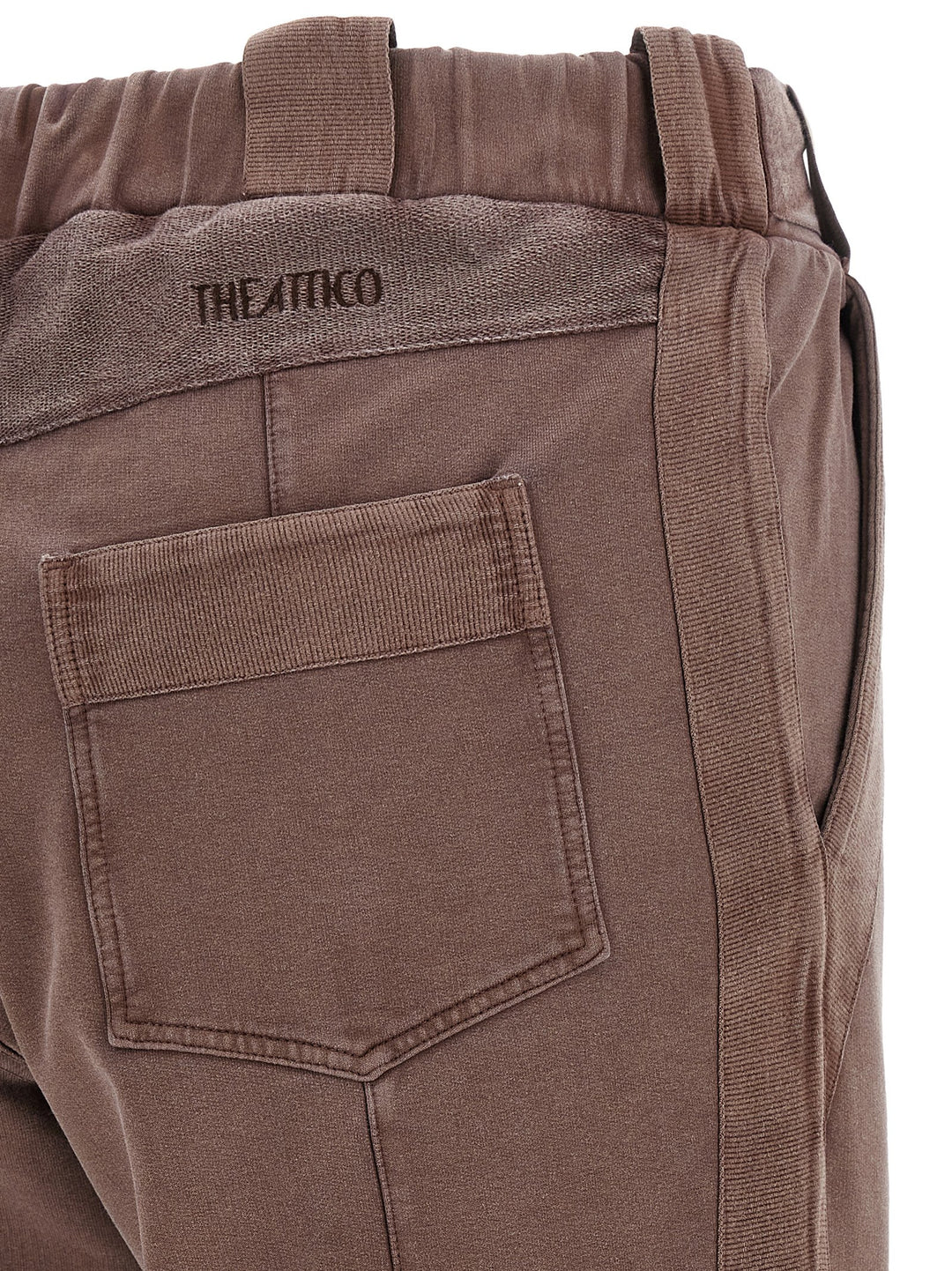The Attico Front Split Pantaloni - Marrone | 4ecac247fbb819dbbcbf65d386553c8ee43a21cb