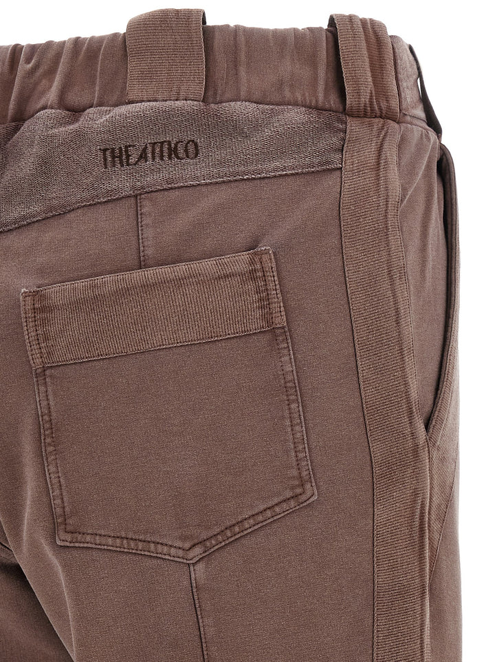 The Attico Front Split Pantaloni - Marrone | 4ecac247fbb819dbbcbf65d386553c8ee43a21cb