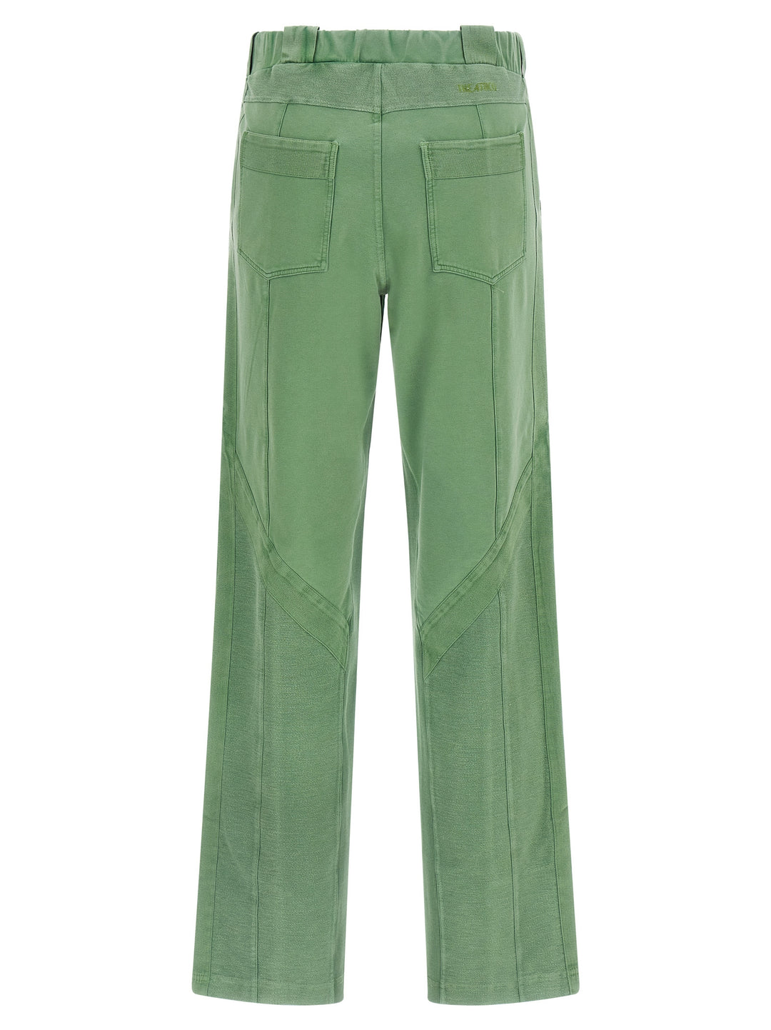 The Attico Front Split Pantaloni - Verde | 51c9000dc863dc765b3c93b85b8e1c9b1186b5e2