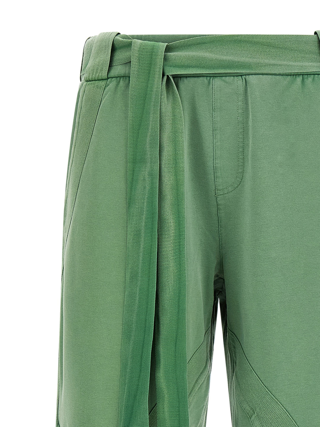 The Attico Front Split Pantaloni - Verde | fcfb73aca66c8238a6e8503311a9612593ee5c98