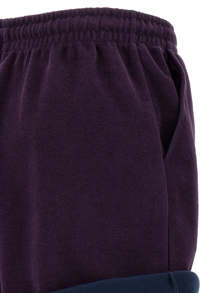 The Attico American Fleece Shorts Bermuda e Short - Viola | 947253e77772cfb154d9f0ce13a088a2e7380a56