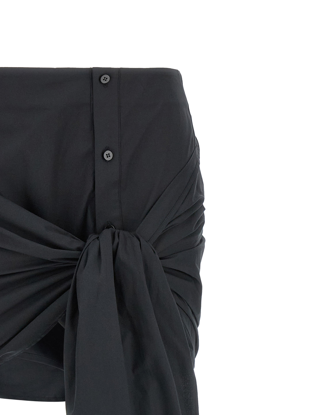 The Attico -Bow Skirt Gonne - Nero | 7cb59ecac30eaf981d55f95e1546aa5c99f00f64