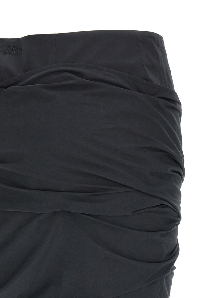 The Attico -Bow Skirt Gonne - Nero | 67480d8e75e0146dcd329d28fc80716597d652c7