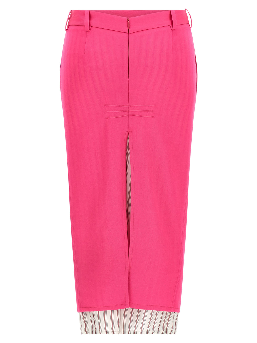 The Attico Double Layer Skirt Gonne - Fucsia | a76b4754d90f29997adc75b562346cd44971a1fb