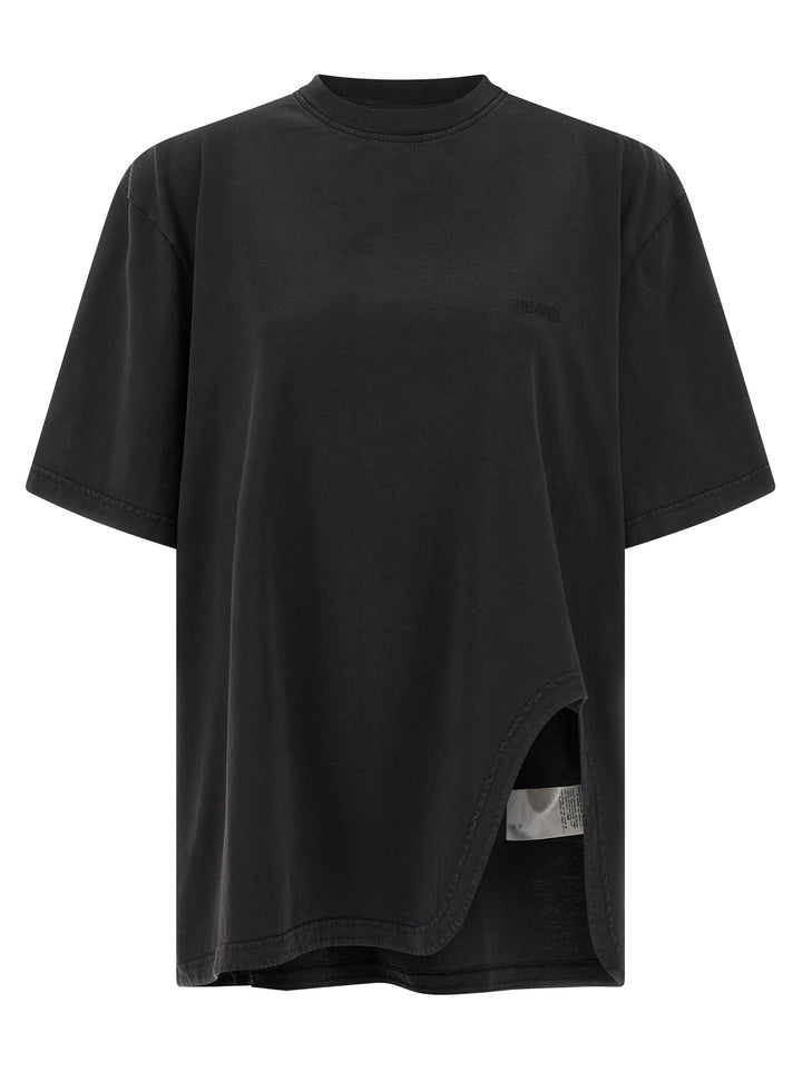 The Attico Shaped Split T shirt - Nero | 273d4915e712af2cf65212f611695585357bcc64