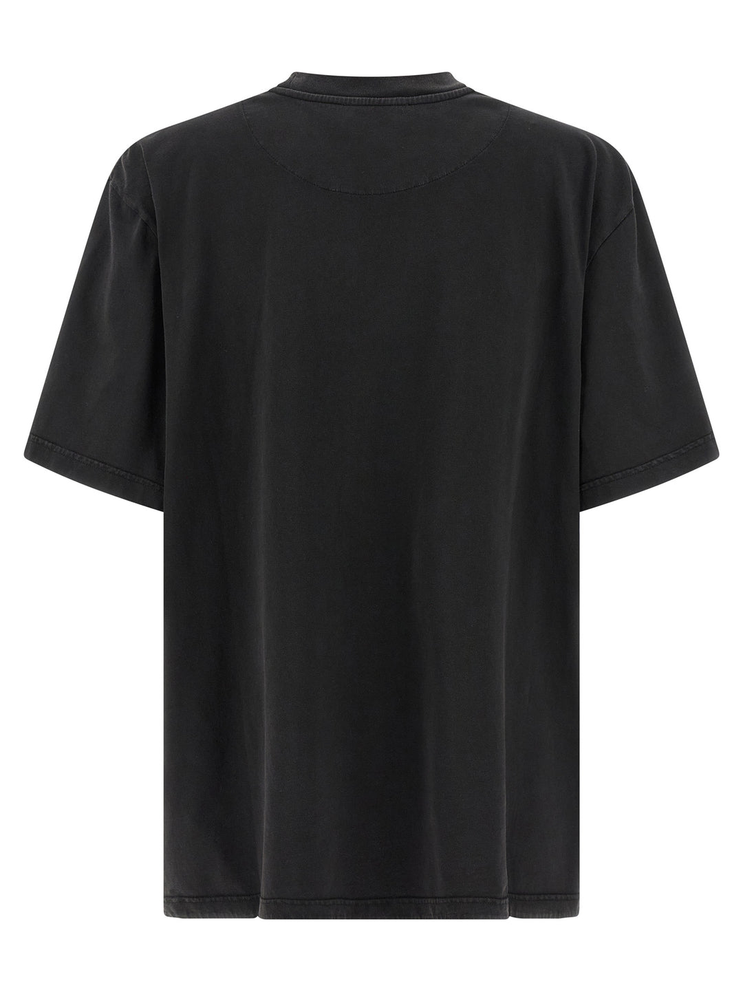 The Attico Shaped Split T shirt - Nero | 4402acedc4bf8fffb5f2e28e6415d69a8f28e0e1
