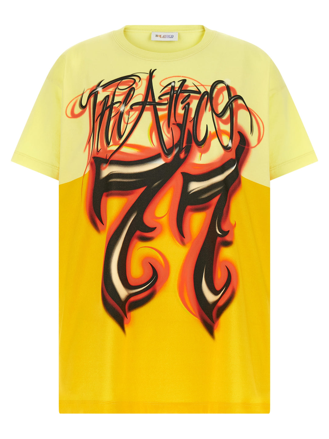 The Attico Il Primo Bagno T shirt - Giallo | e7a0cc28b57fc3ebfccbec55306094b1cd0e8b62