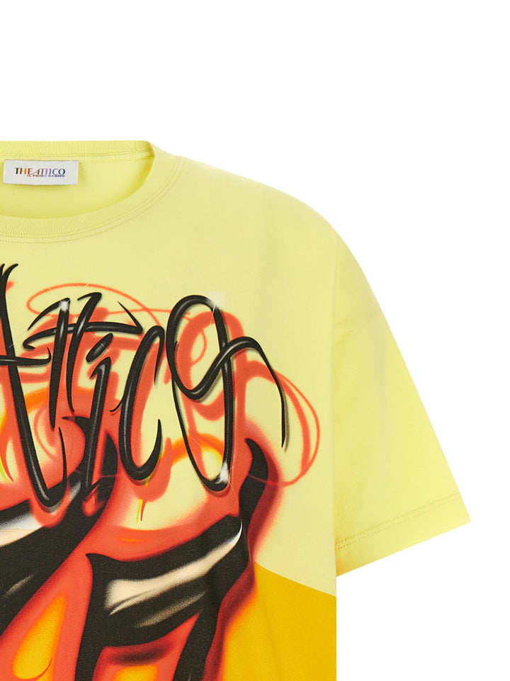 The Attico Il Primo Bagno T shirt - Giallo | c9c736d92b628d4585e4be6d008a7fe6ade700da