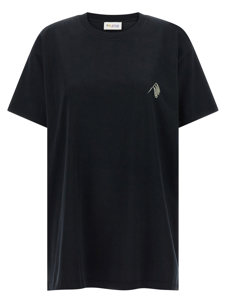 The Attico Il Primo Bagno T shirt - Nero | 104d2d36ab92112727a5e1009b12e624800ffd3d
