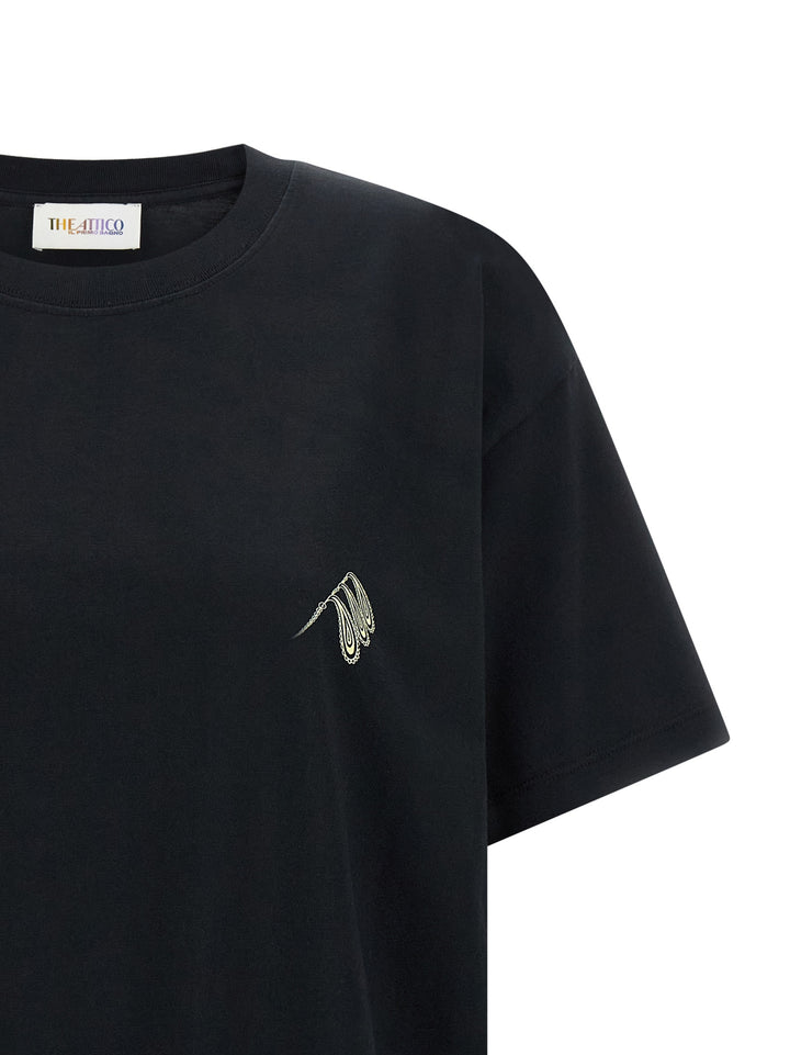 The Attico Il Primo Bagno T shirt - Nero | 215fc798288e1dc8b5b08b87c4d7365a4c1b116d