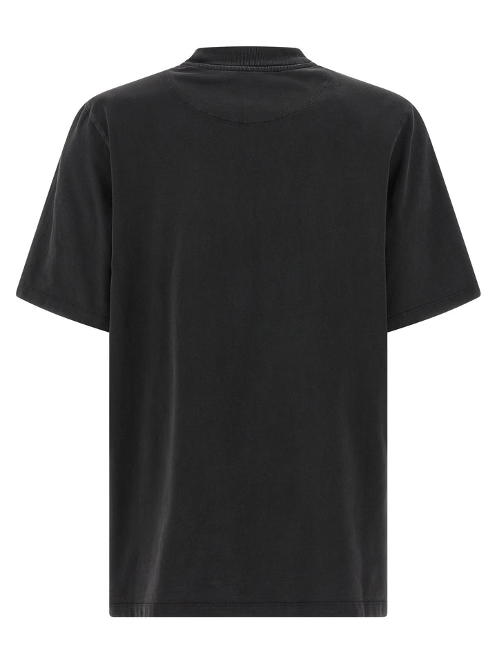 The Attico Padded Shoulder T shirt - Nero | 714b477c2dac62b3efafc8881be2cf11357e72da