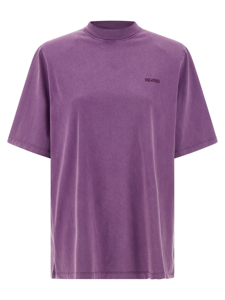 The Attico Padded Shoulder T shirt - Viola | a50aba276d7a27879697098cb4a74ea27e2b7d80