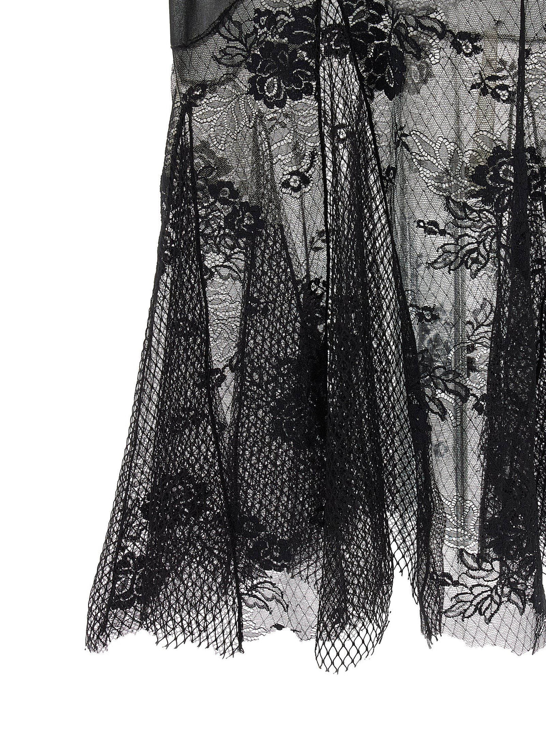 The Attico Lace Tulle Dress Abiti - Nero | 3d1eb8517d344d0605ff803011a77a40c6a3c652