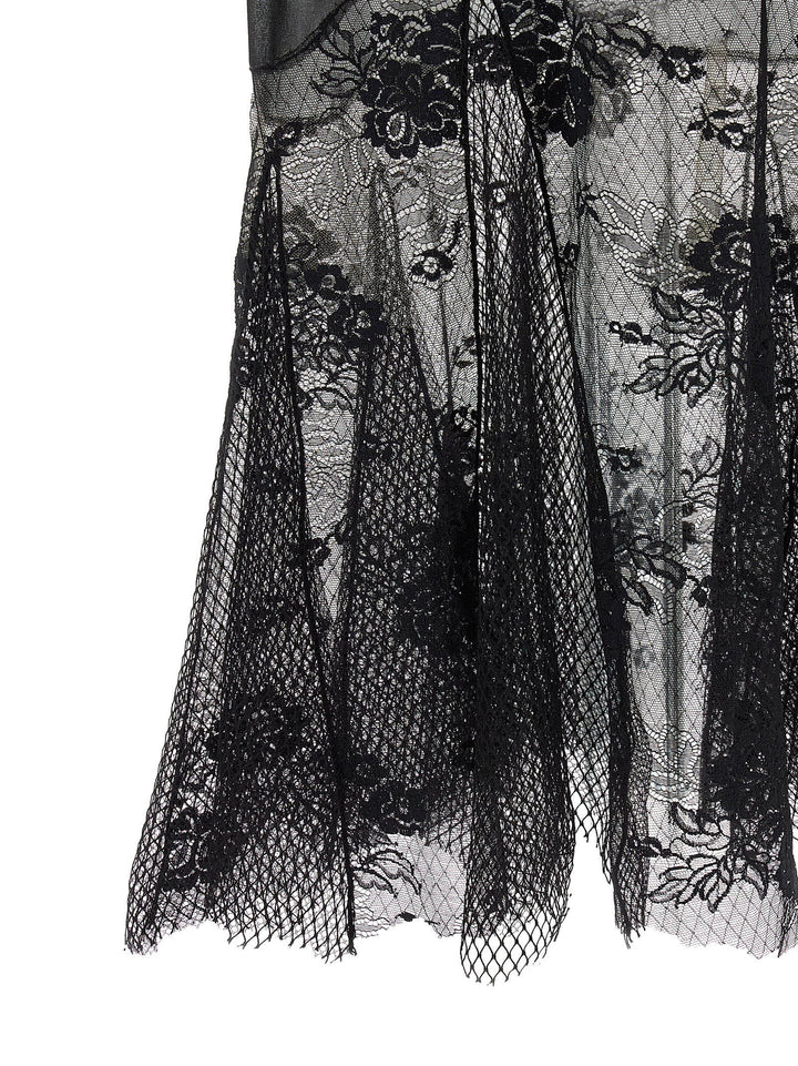 The Attico Lace Tulle Dress Abiti - Nero | 3d1eb8517d344d0605ff803011a77a40c6a3c652