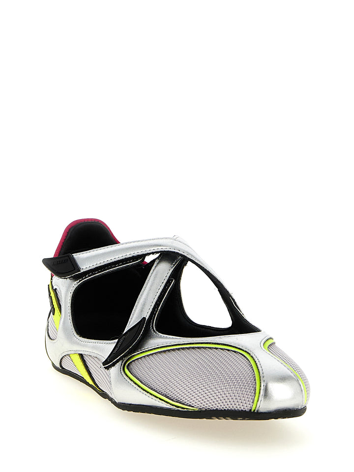 The Attico Floor 01 Flat shoes - Silver | 95829677507a8179868819287e8fc7bf1437b3ec