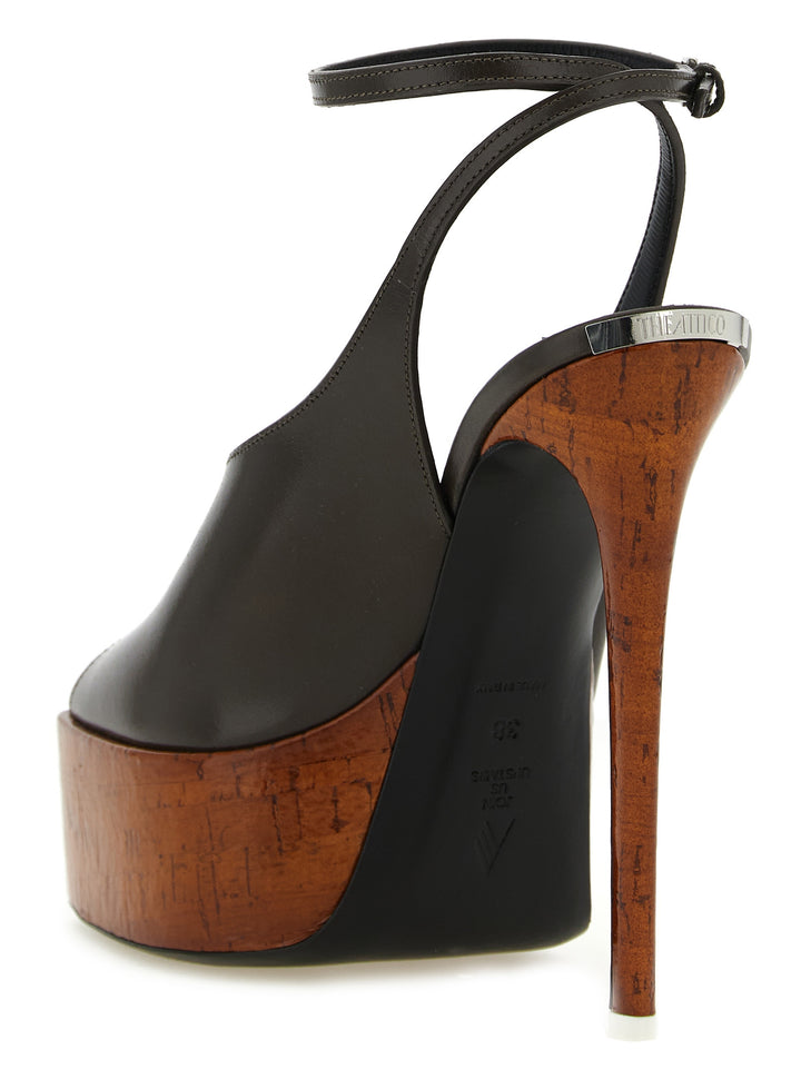 The Attico Ornella Sandali - Verde | 97ed2da37b45f95c5193778054db9a3a2520d90a