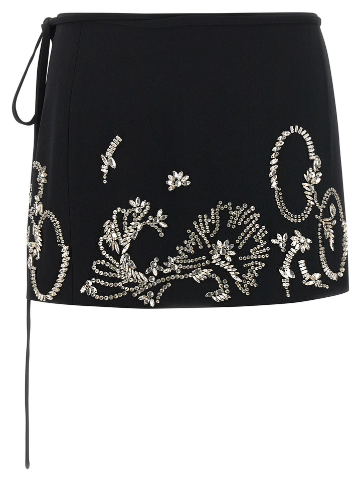 Dries Van Noten  Gabrinas Gonne - Nero | 388c7037d030ec94b09ce715669007fc6adfe611