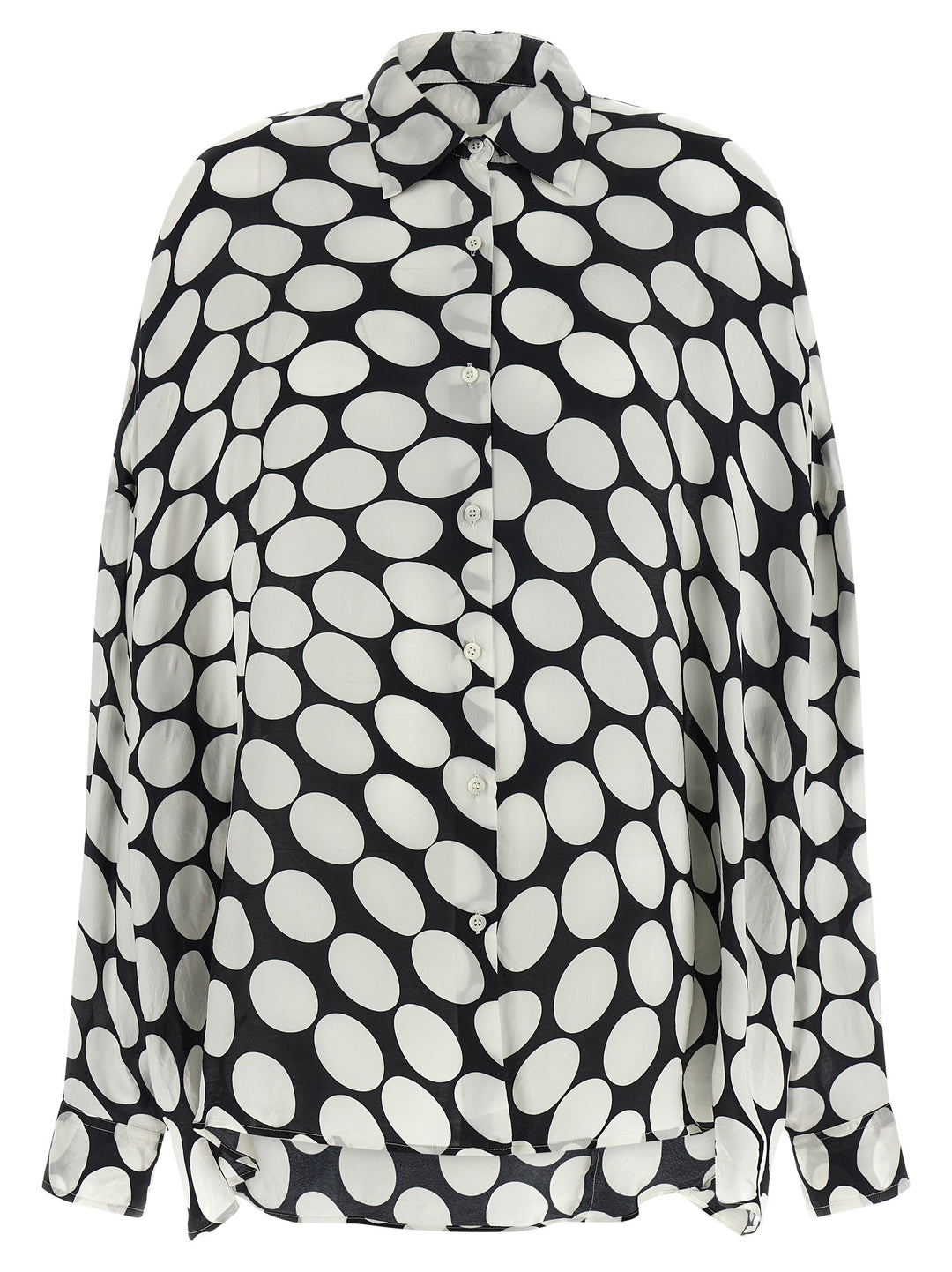 Dries Van Noten  Casia Camicie - Bianco/Nero | ae0096cb7fe88df803003152e1f56d5979f6dd59