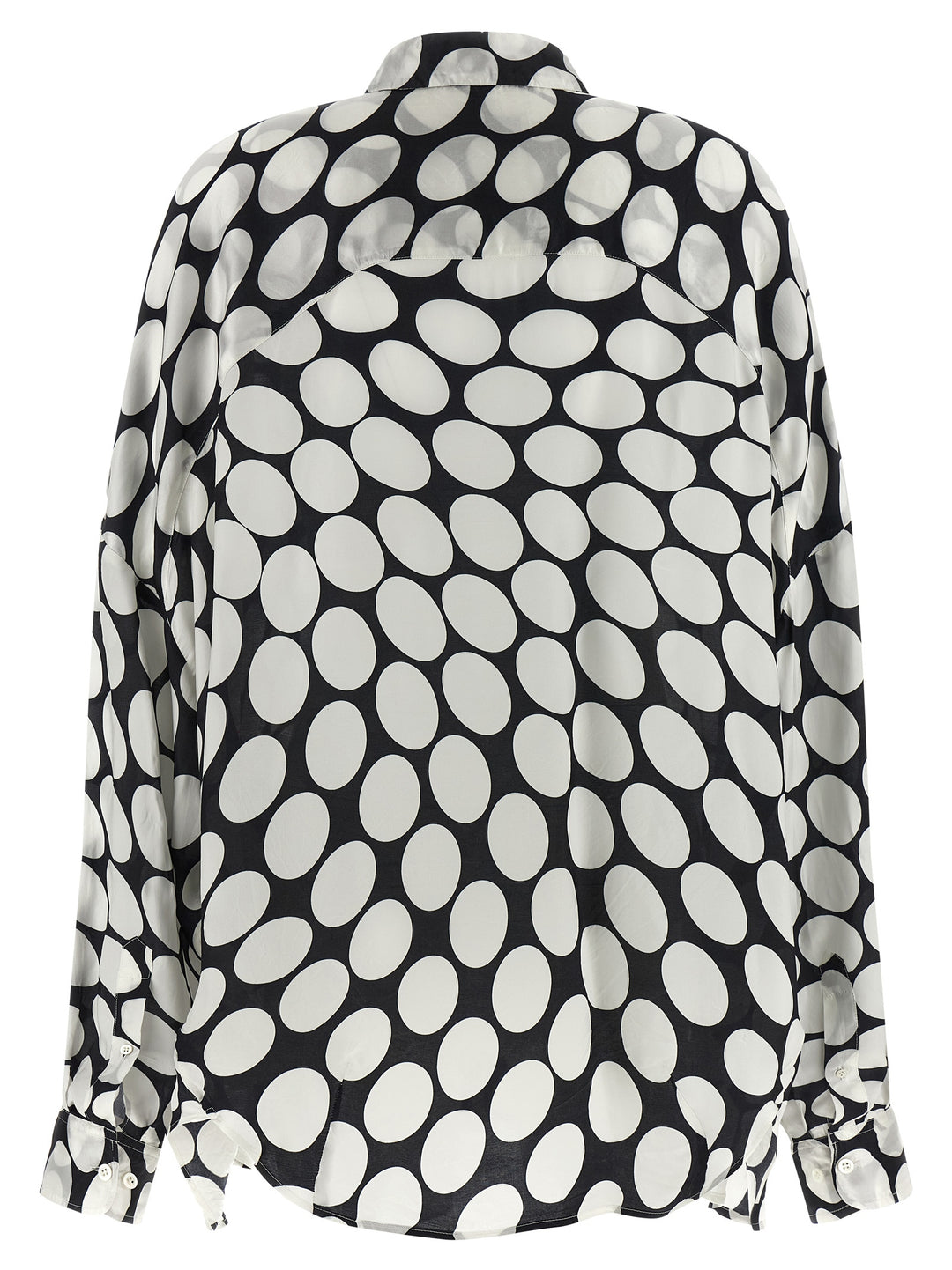 Dries Van Noten  Casia Camicie - Bianco/Nero | e0cd215ad16bb27e512c5aa81abf4e714376749e
