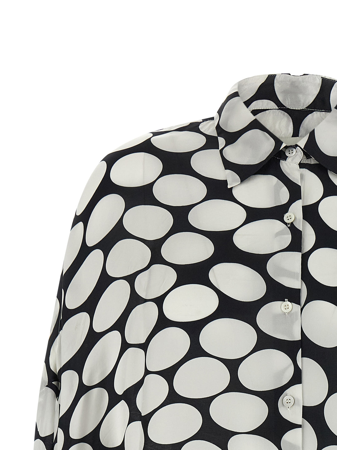 Dries Van Noten  Casia Camicie - Bianco/Nero | 7287aa0b3f01168c0b72ac431976198e83aa9afe