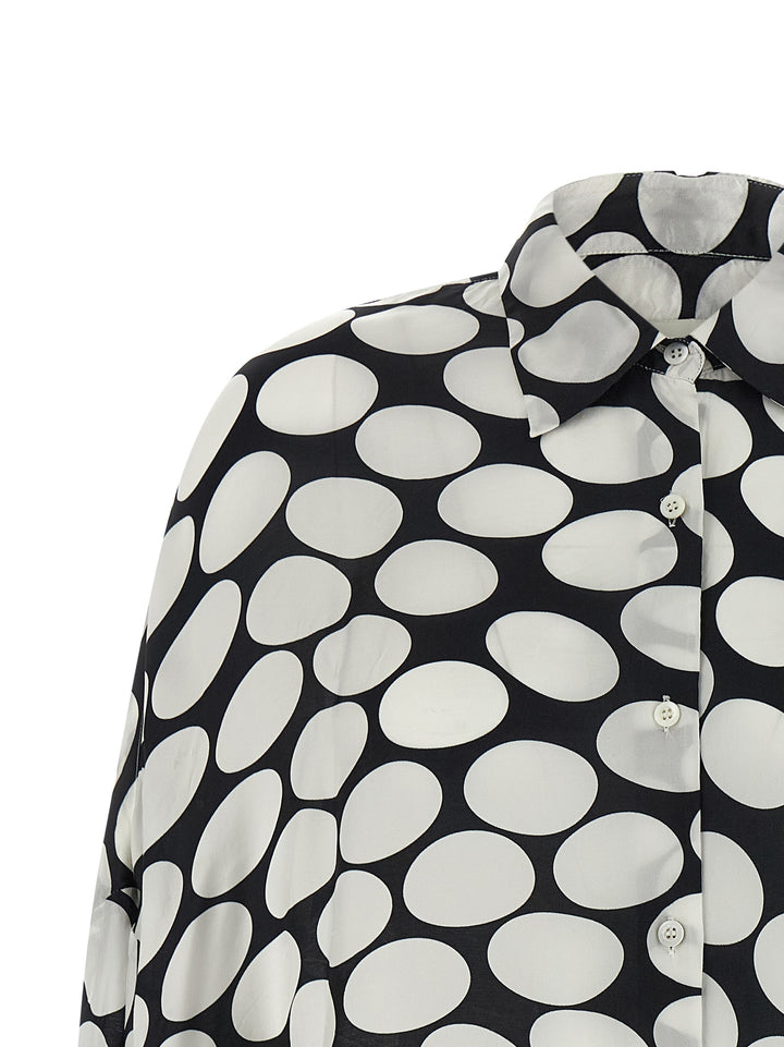 Dries Van Noten  Casia Camicie - Bianco/Nero | 7287aa0b3f01168c0b72ac431976198e83aa9afe